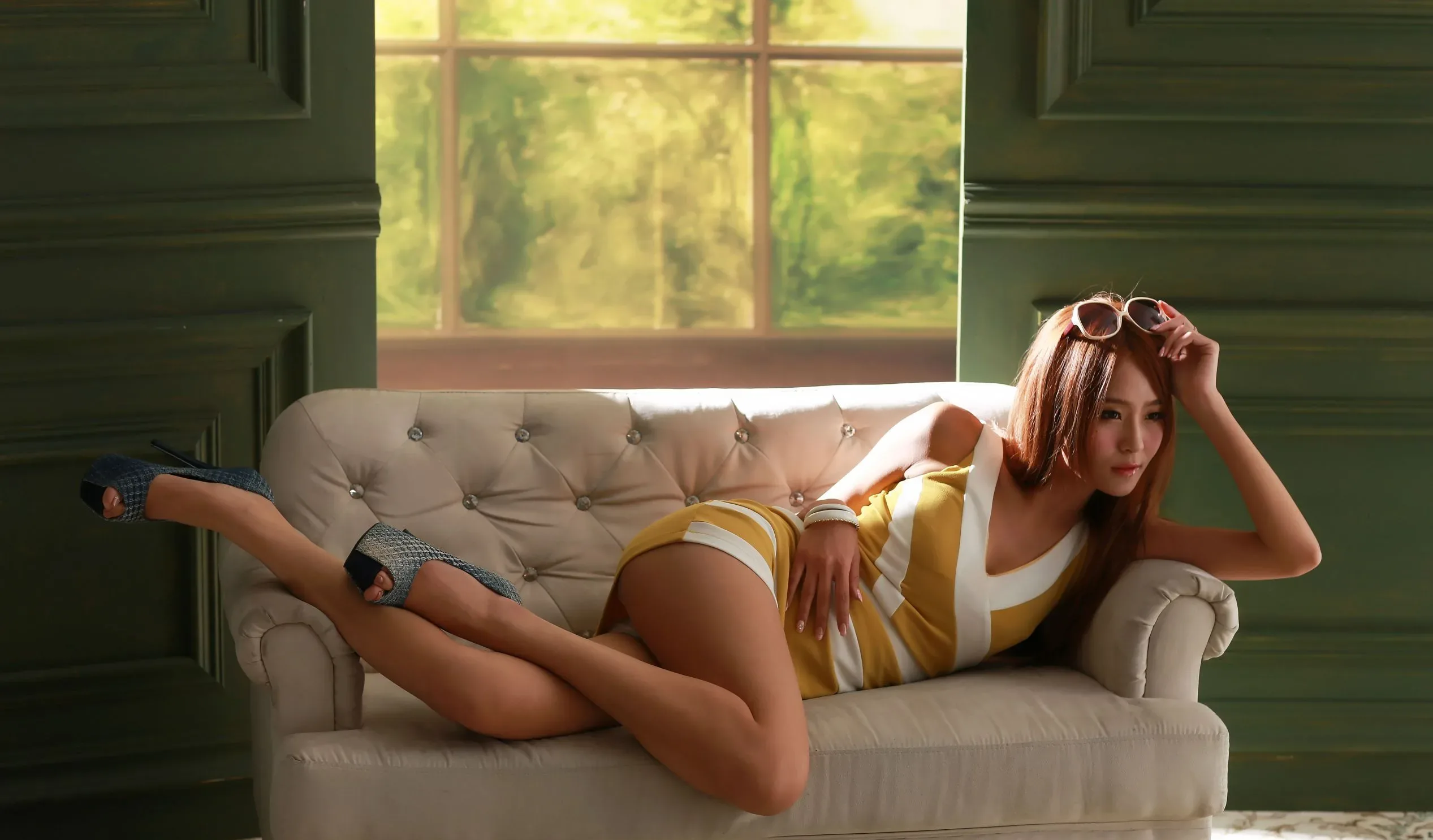 [Bộ ảnh tặng kèm Beautyleg] Người mẫu chân dài Đài Loan Winnie Xiaoxue - Buổi chụp ảnh thời trang tại Qin Er Studio - 78