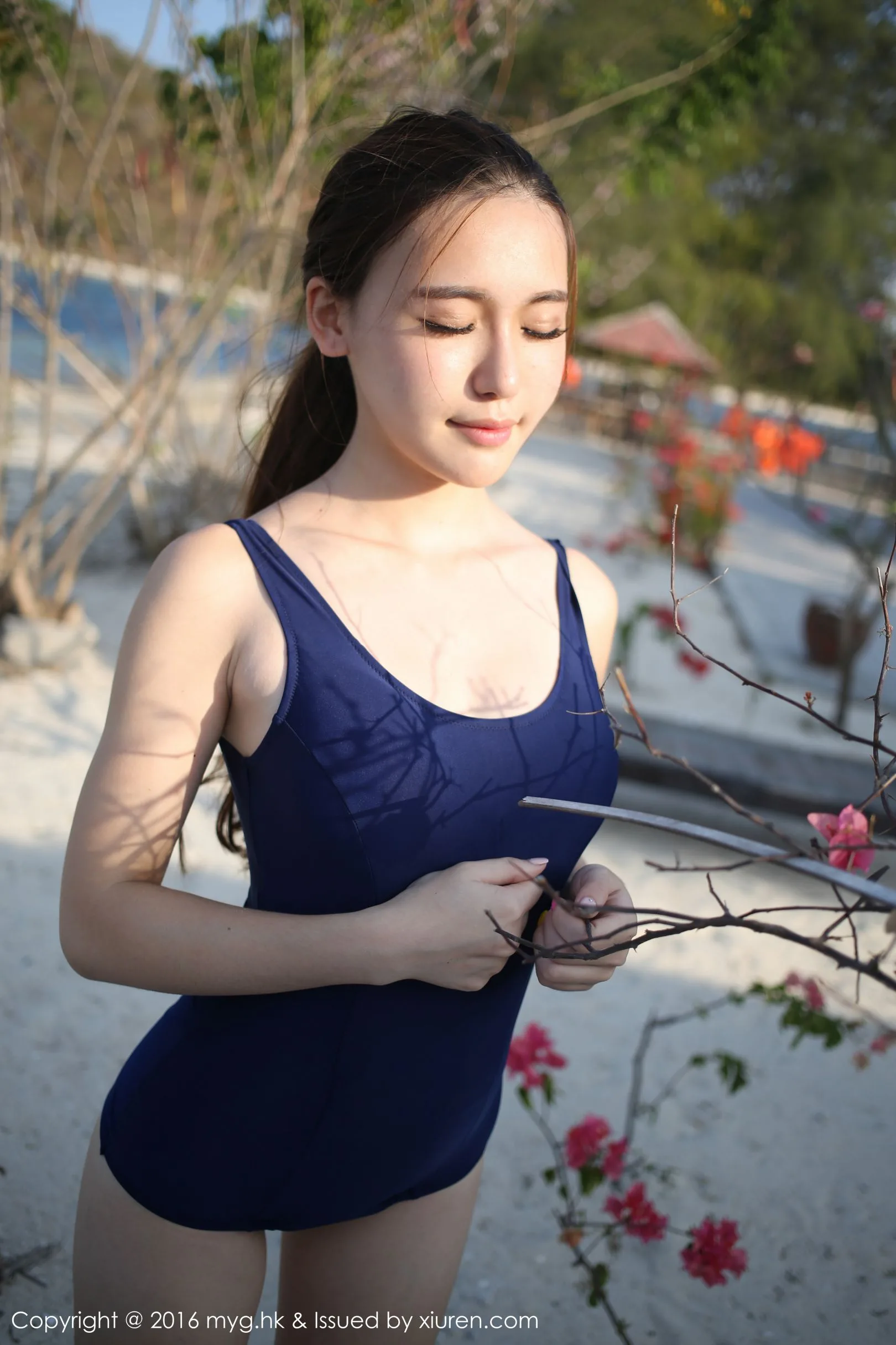 [Bộ sưu tập ảnh MyGirl Beauty]VOL.187 Xiong Ya BOBO - Bộ ảnh áo tắm học sinh - 54