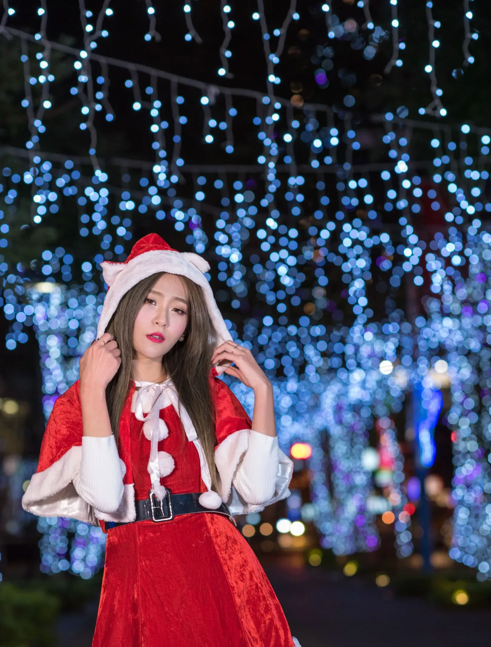 [Buổi chụp ảnh ngoài trời của Beautyleg] Winnie Xiaoxue - Bộ sưu tập ảnh đêm độ phân giải cực cao từ Công viên Giáng sinh Thành phố Đài Bắc Mới - 32