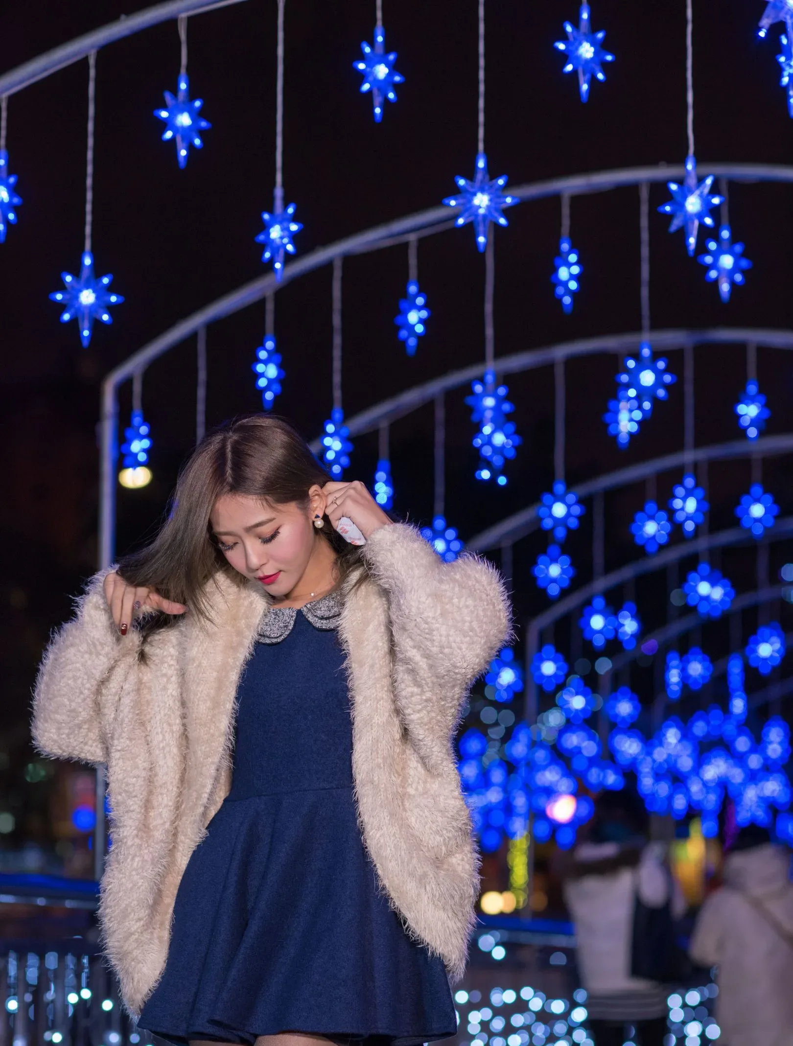 [Buổi chụp ảnh ngoài trời của Beautyleg] Winnie Xiaoxue - Bộ sưu tập ảnh đêm độ phân giải cực cao từ Công viên Giáng sinh Thành phố Đài Bắc Mới - 3