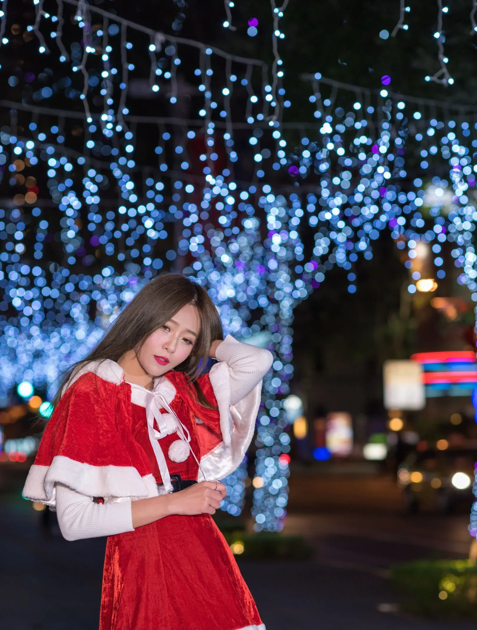 [Buổi chụp ảnh ngoài trời của Beautyleg] Winnie Xiaoxue - Bộ sưu tập ảnh đêm độ phân giải cực cao từ Công viên Giáng sinh Thành phố Đài Bắc Mới - 27