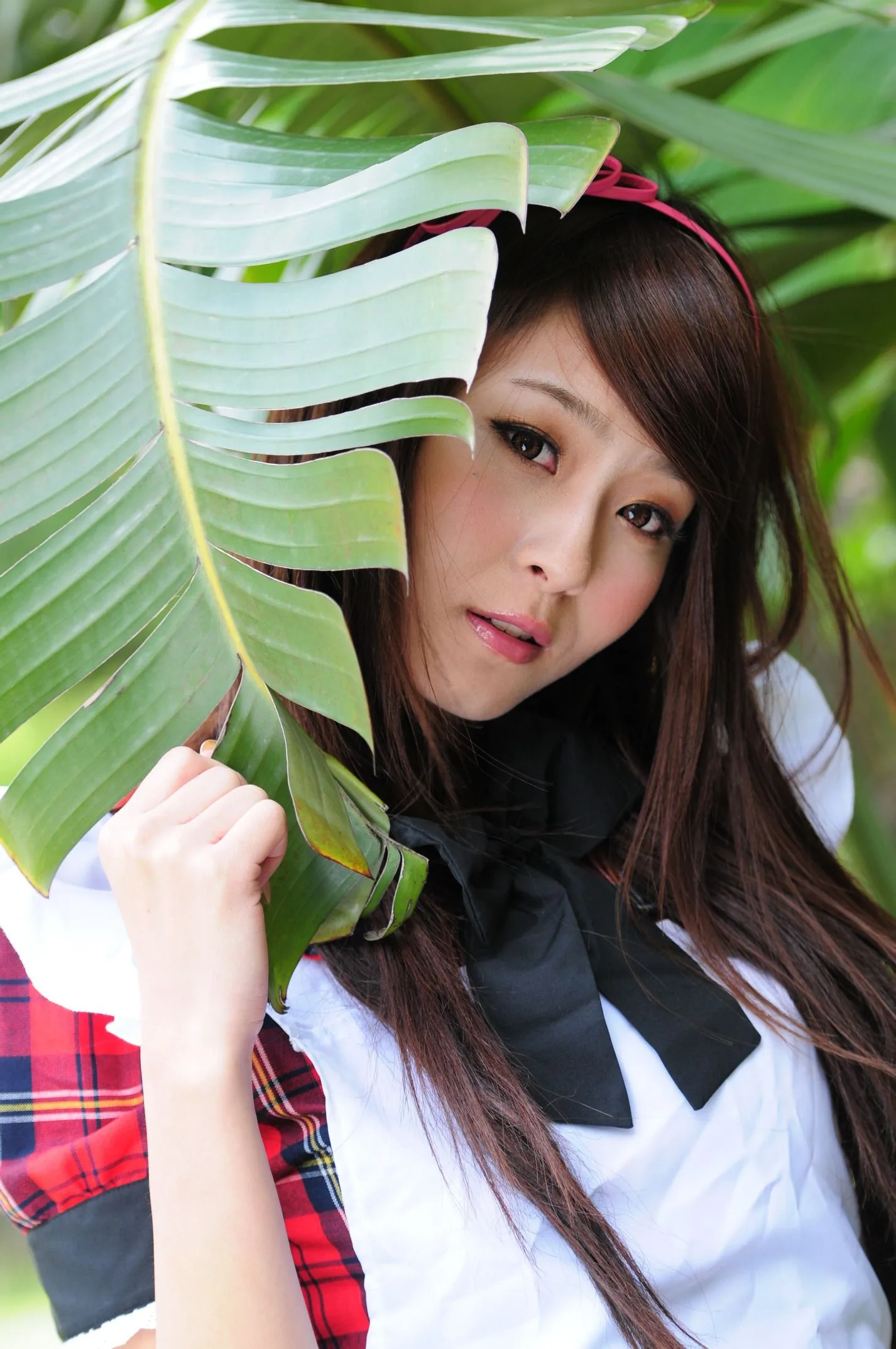 [Buổi chụp ảnh ngoài trời của Beautyleg] Winnie Xiaoxue - Bộ ảnh ngoài trời ngọt ngào và dễ thương trong trang phục hầu gái. - 50