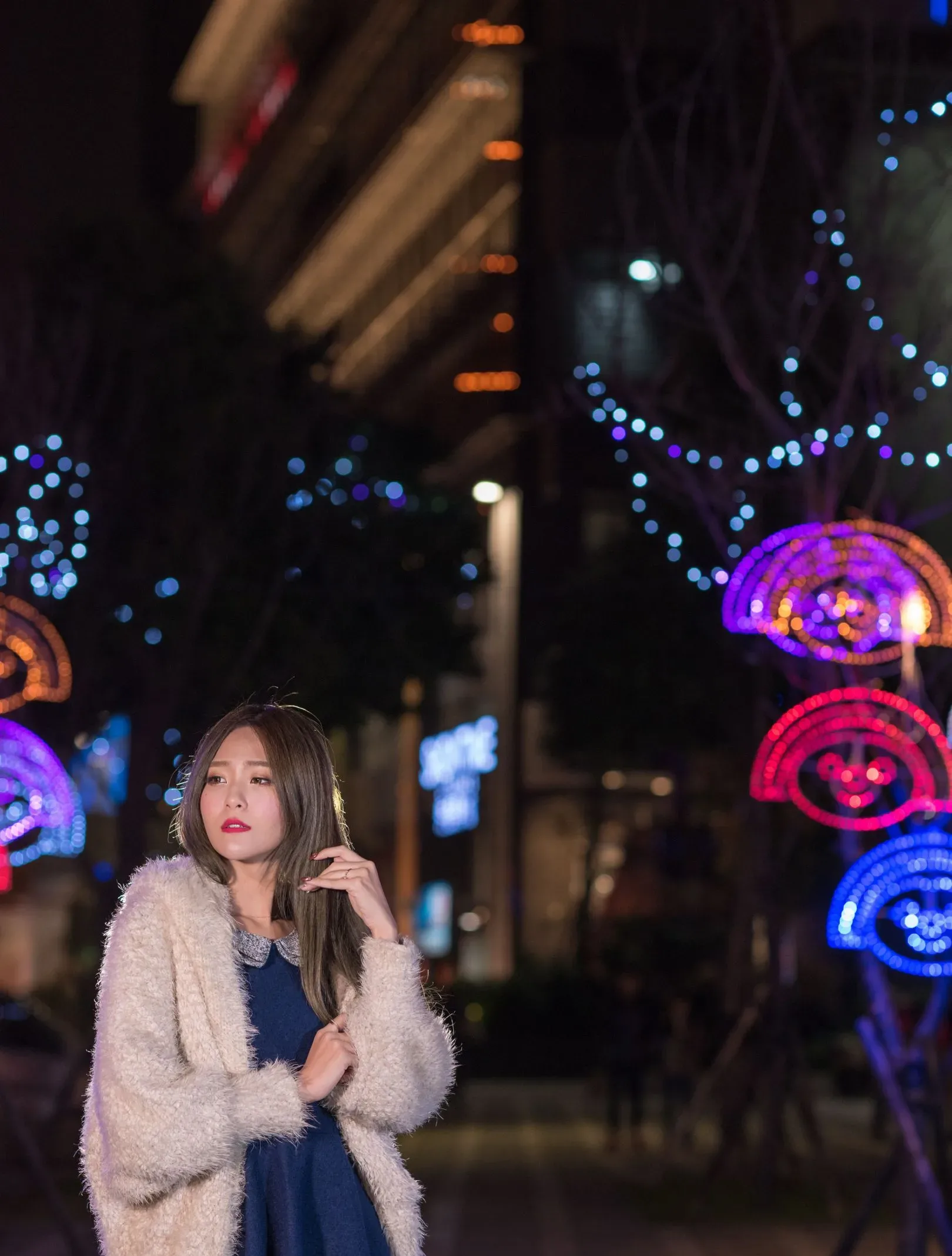 [Buổi chụp ảnh ngoài trời của Beautyleg] Winnie Xiaoxue - Bộ sưu tập ảnh đêm độ phân giải cực cao từ Công viên Giáng sinh Thành phố Đài Bắc Mới - 7