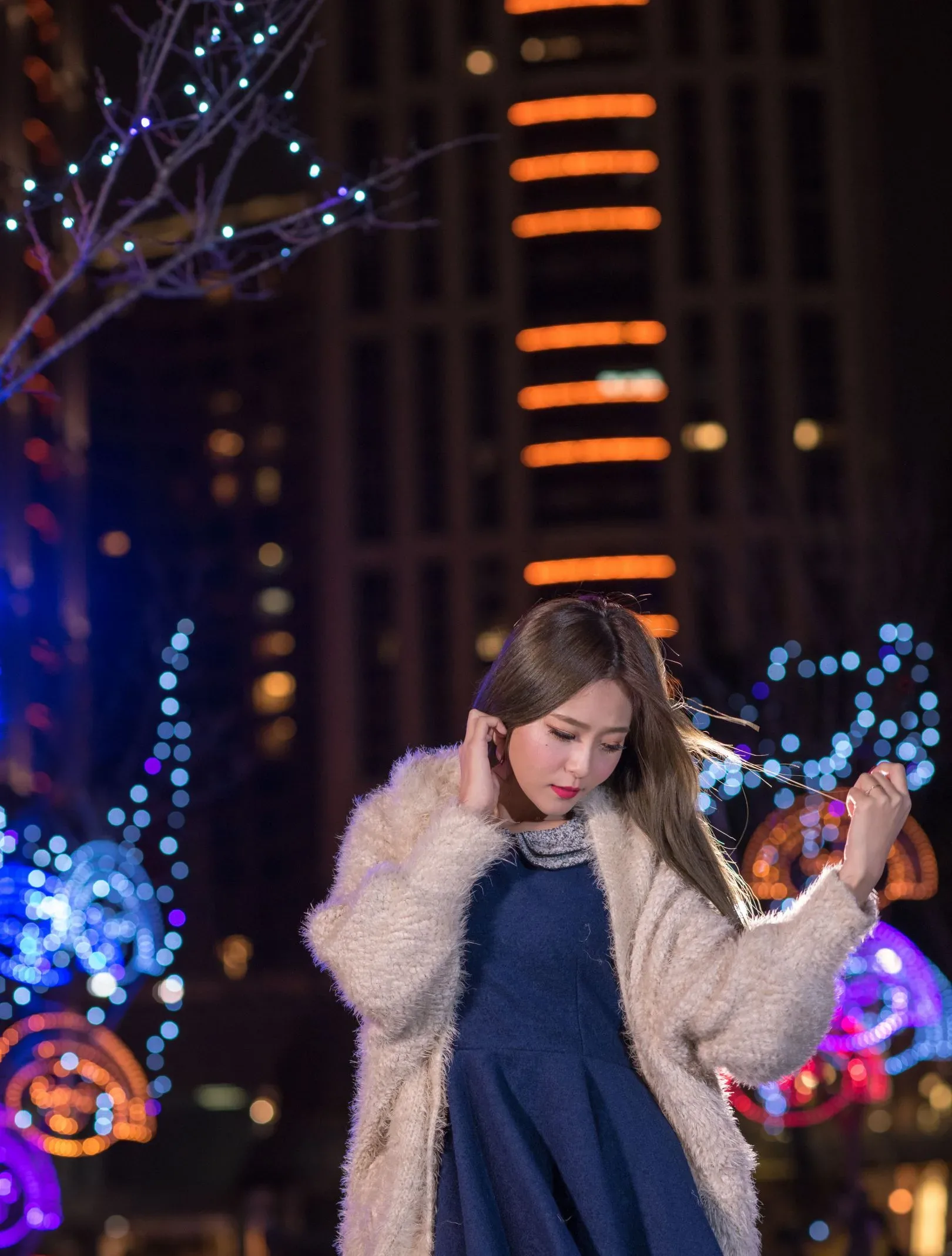 [Buổi chụp ảnh ngoài trời của Beautyleg] Winnie Xiaoxue - Bộ sưu tập ảnh đêm độ phân giải cực cao từ Công viên Giáng sinh Thành phố Đài Bắc Mới - 6