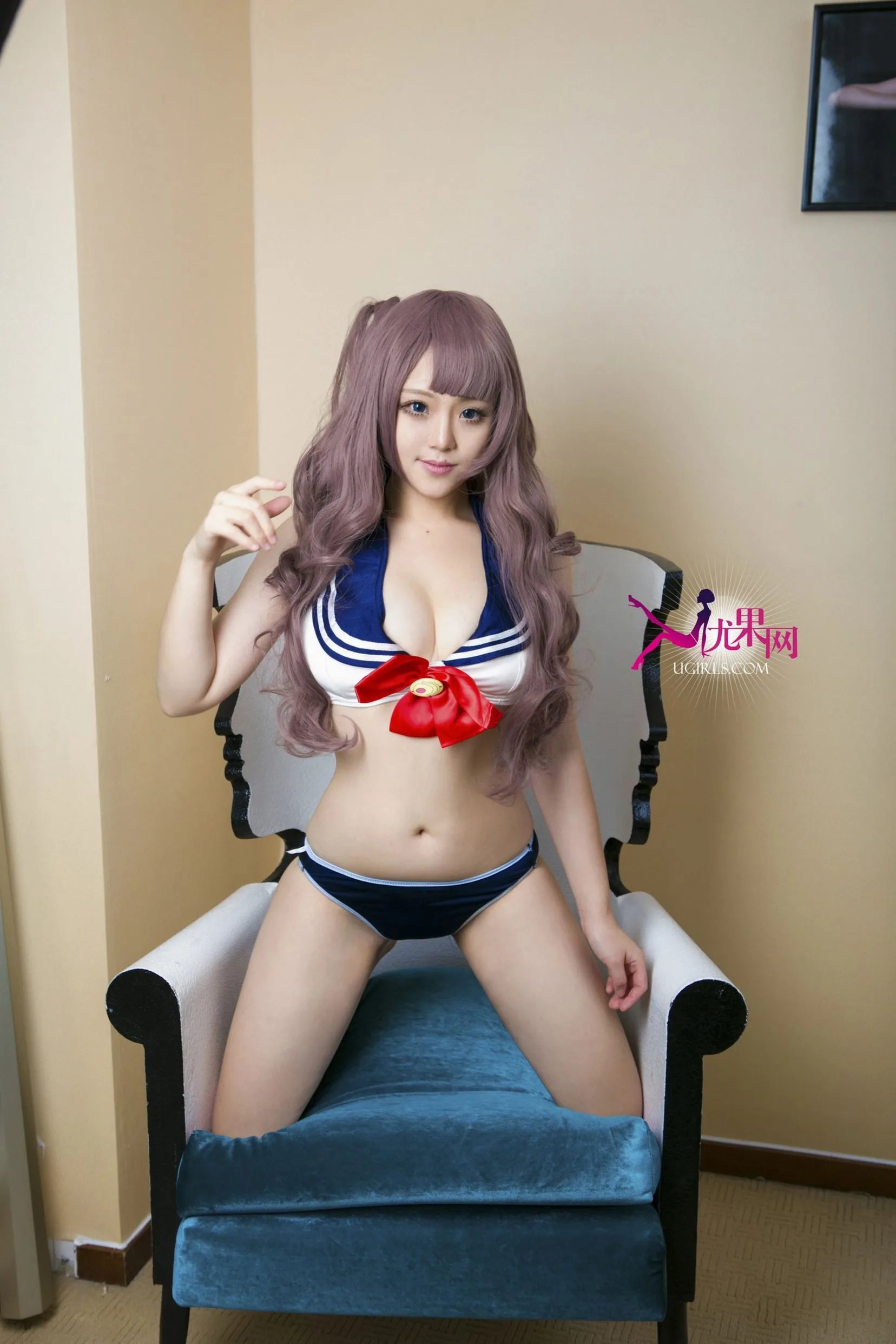 [Ugirls] Số 132 Xu Wenting - Bộ đồng phục cosplay anime đầy quyến rũ - 63