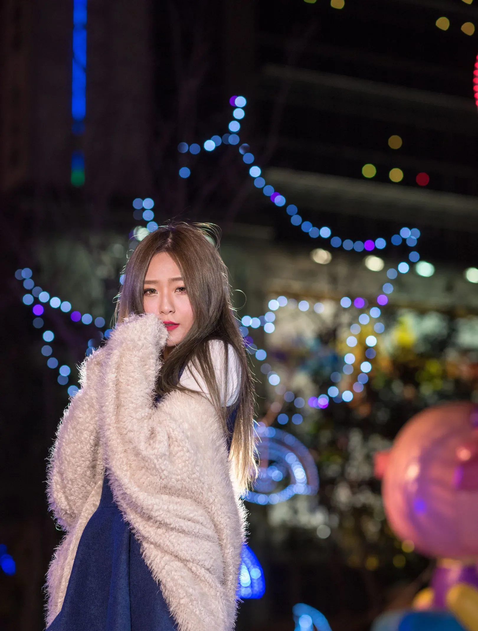 [Buổi chụp ảnh ngoài trời của Beautyleg] Winnie Xiaoxue - Bộ sưu tập ảnh đêm độ phân giải cực cao từ Công viên Giáng sinh Thành phố Đài Bắc Mới - 13