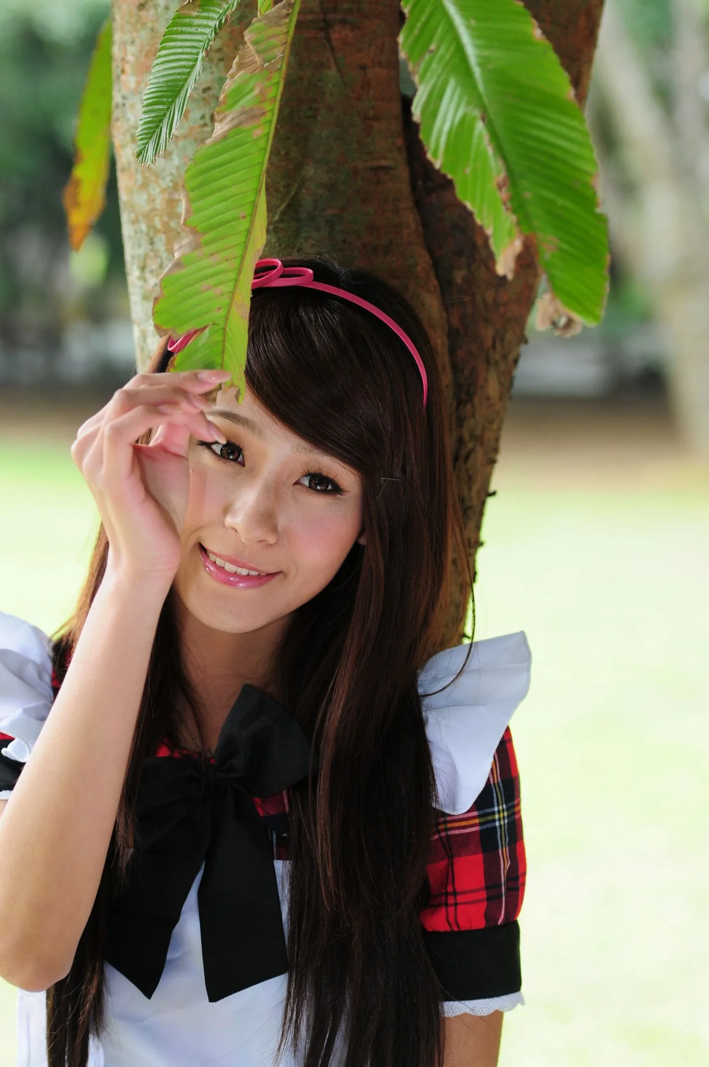 [Buổi chụp ảnh ngoài trời của Beautyleg] Winnie Xiaoxue - Bộ ảnh ngoài trời ngọt ngào và dễ thương trong trang phục hầu gái. - 59
