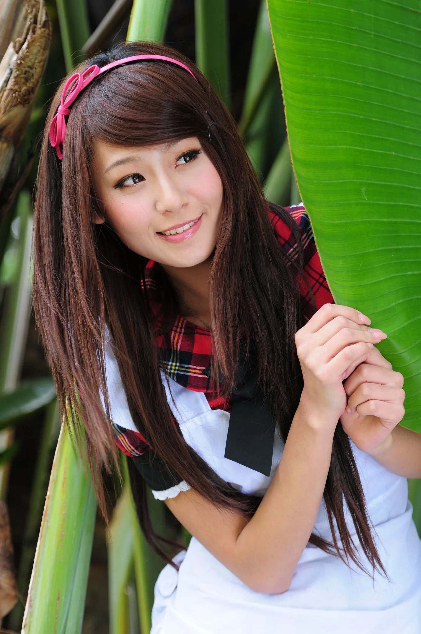 [Buổi chụp ảnh ngoài trời của Beautyleg] Winnie Xiaoxue - Bộ ảnh ngoài trời ngọt ngào và dễ thương trong trang phục hầu gái. - 54