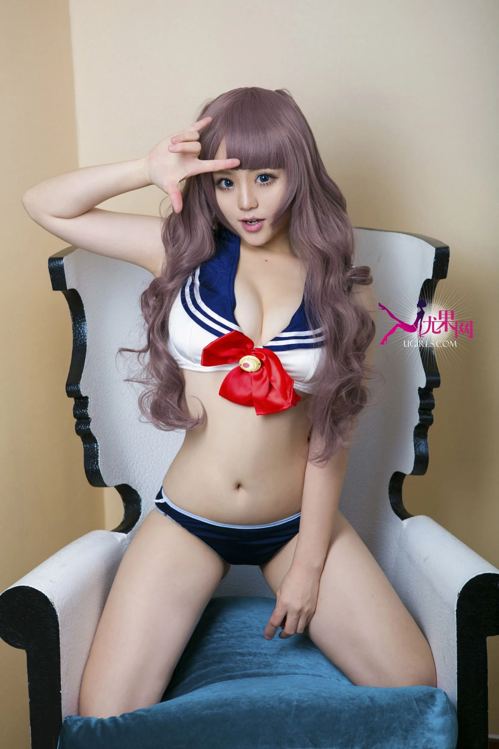 [Ugirls] Số 132 Xu Wenting - Bộ đồng phục cosplay anime đầy quyến rũ - 62