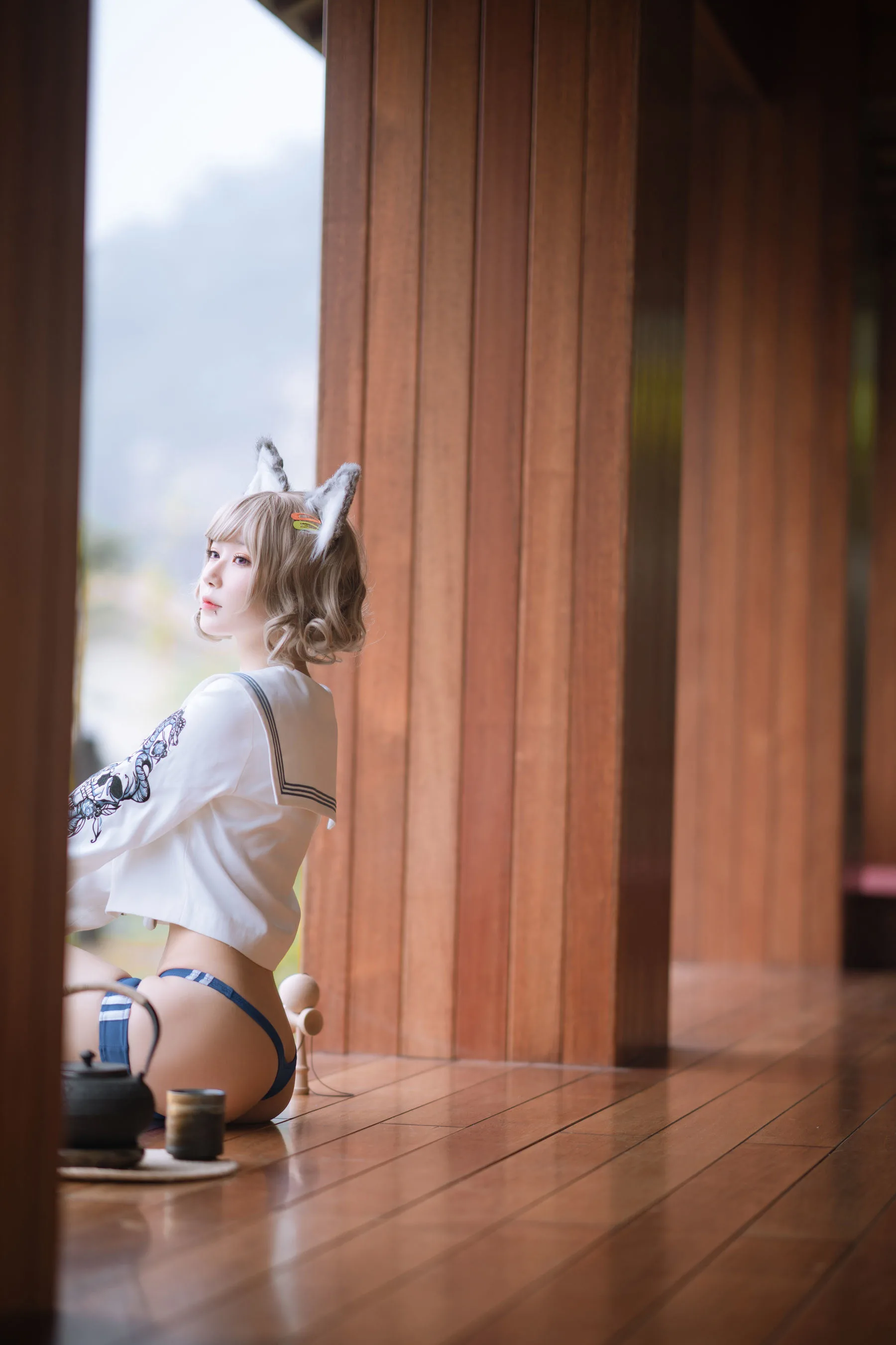 [Ảnh COSER màu đỏ] Hiroshi Abaoya trong vai Cô gái Thỏ – Trang phục thể dục kiểu X trong phim hoạt hình - 10