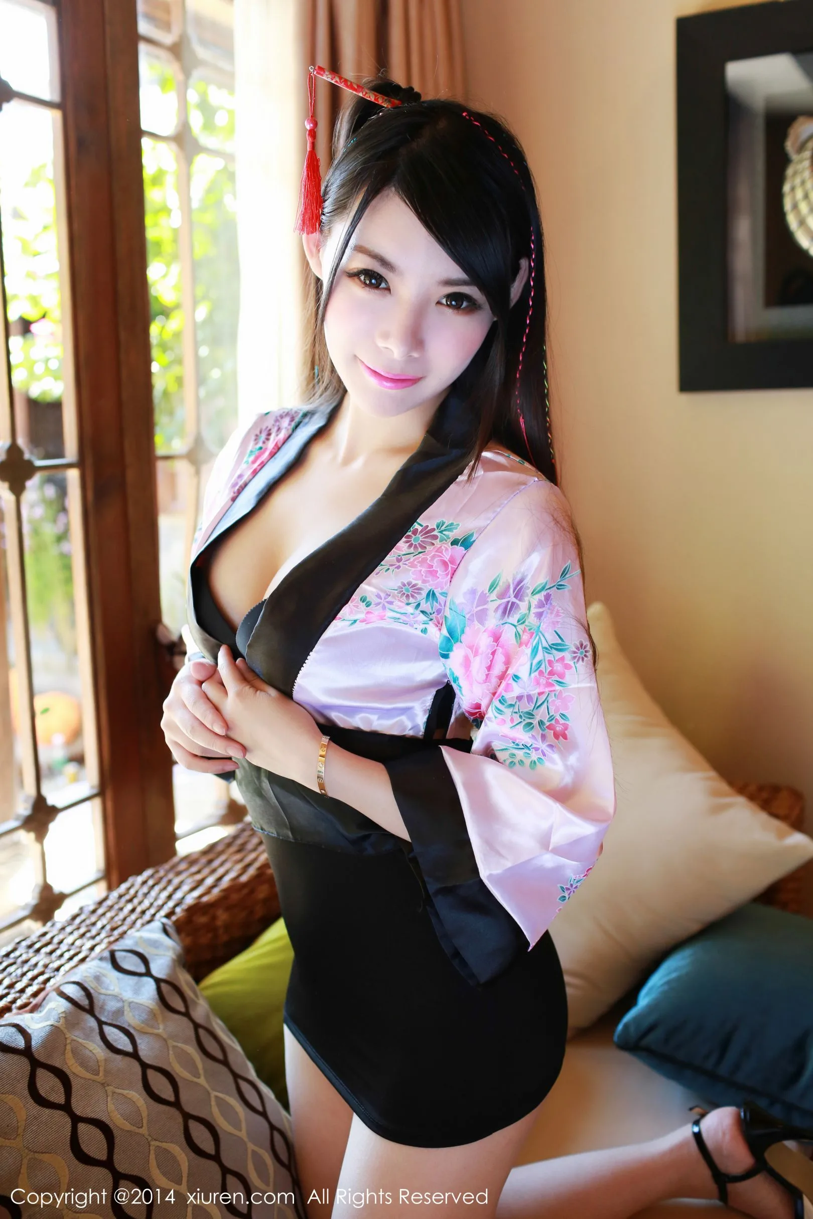 [XIUREN秀人网] MARA酱 - Series Sườn Xám! Bộ ảnh đầu tiên trong chuyến đi Lệ Giang của tôi - 54