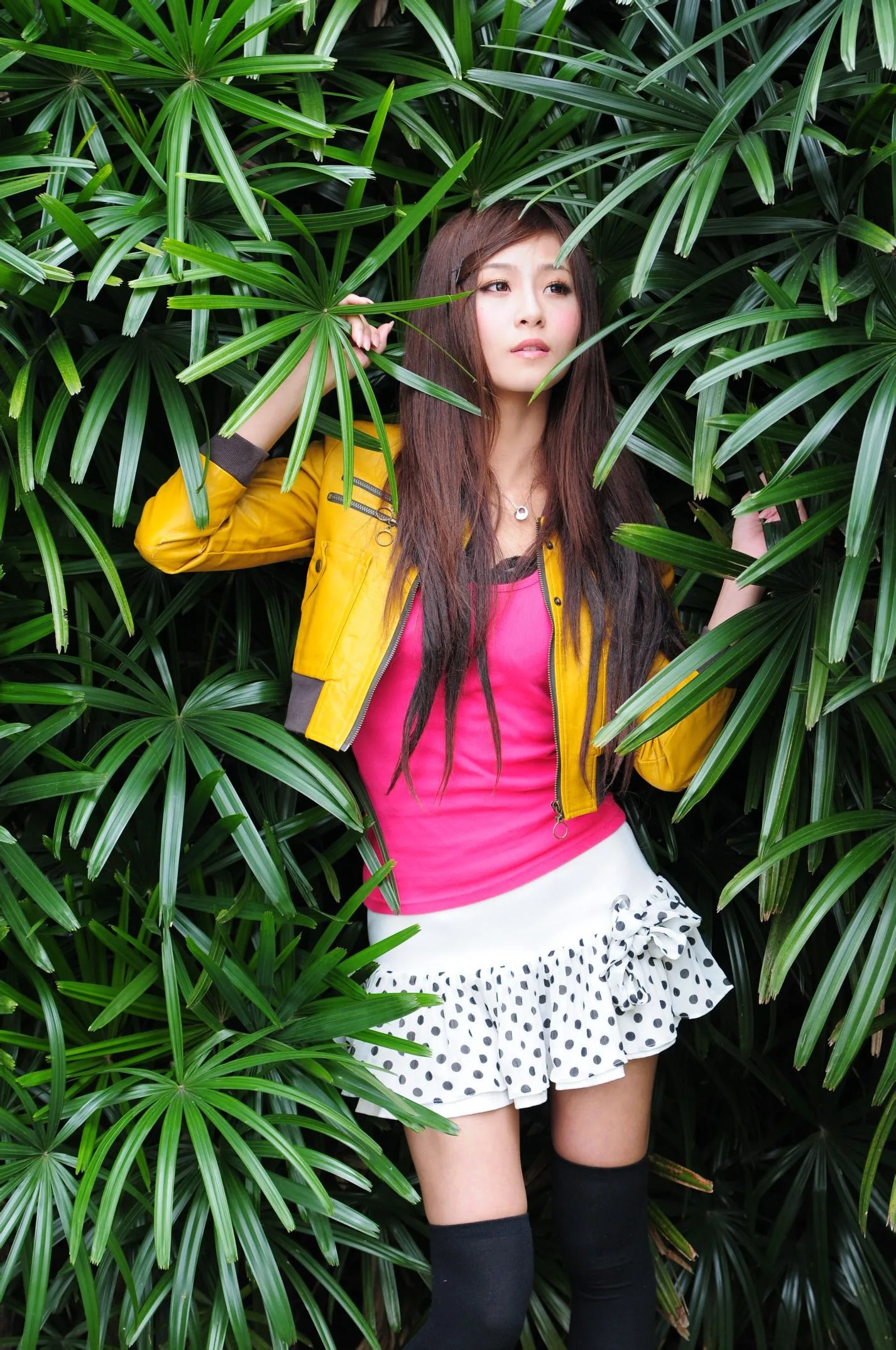 [Buổi chụp ảnh ngoài trời của Beautyleg] Winnie Zhuang - Bộ ảnh ngọt ngào và dễ thương với váy ngắn họa tiết hoa. - 31