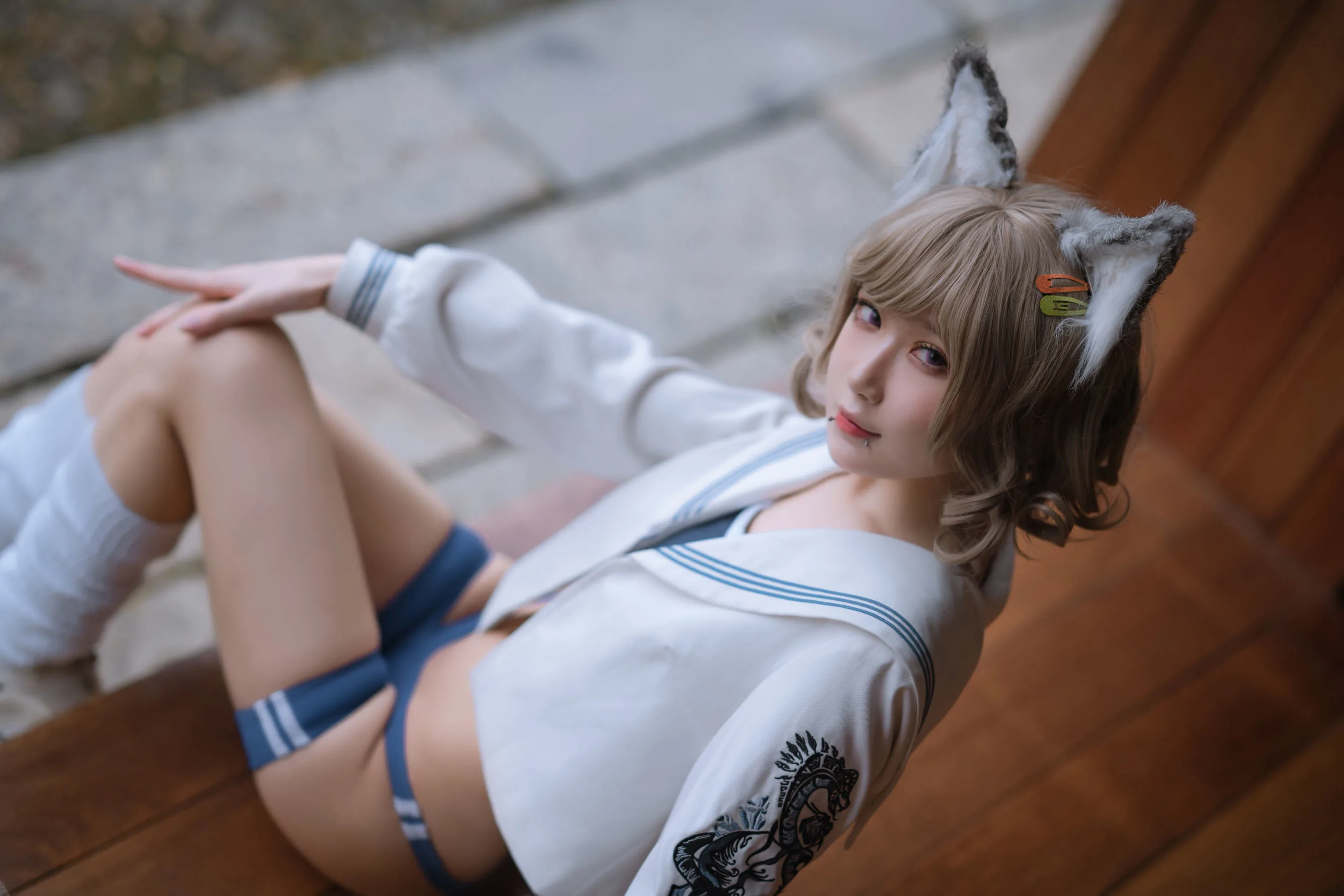 [Ảnh COSER màu đỏ] Hiroshi Abaoya trong vai Cô gái Thỏ – Trang phục thể dục kiểu X trong phim hoạt hình - 27