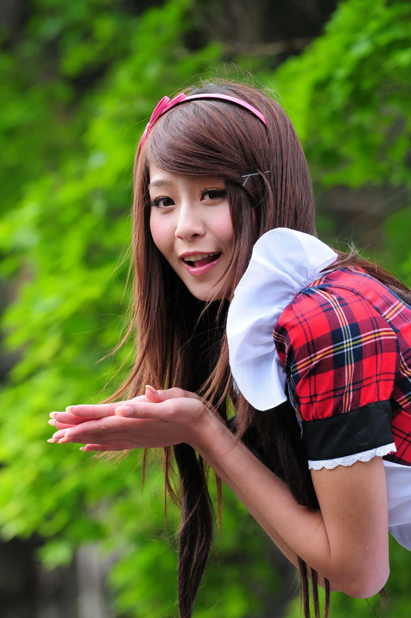 [Buổi chụp ảnh ngoài trời của Beautyleg] Winnie Xiaoxue - Bộ ảnh ngoài trời ngọt ngào và dễ thương trong trang phục hầu gái. - 26