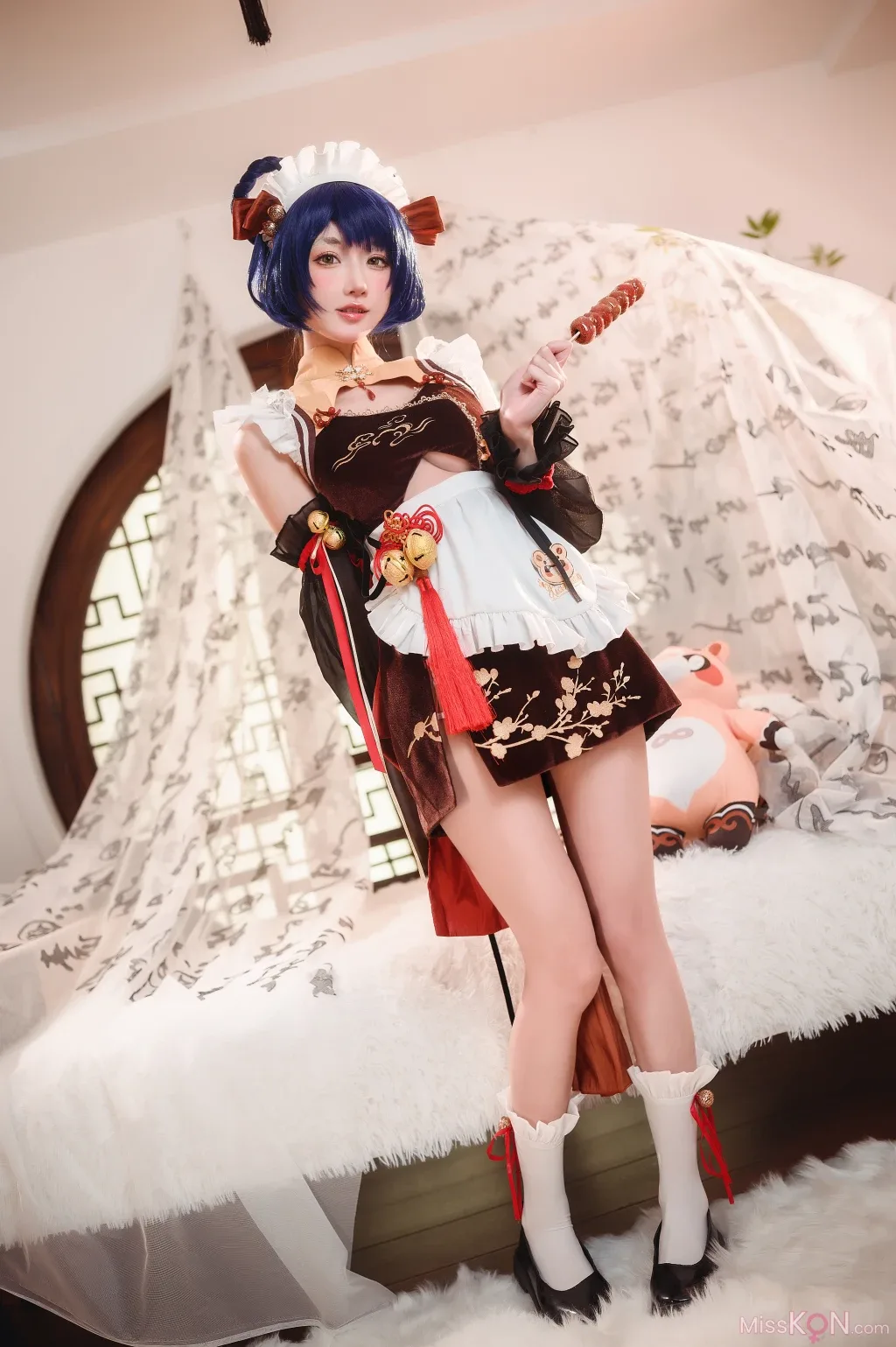 [Ảnh COSER màu đỏ] Hiroshi Abaoya trong vai Cô gái Thỏ – Trang phục thể dục kiểu X trong phim hoạt hình - 48