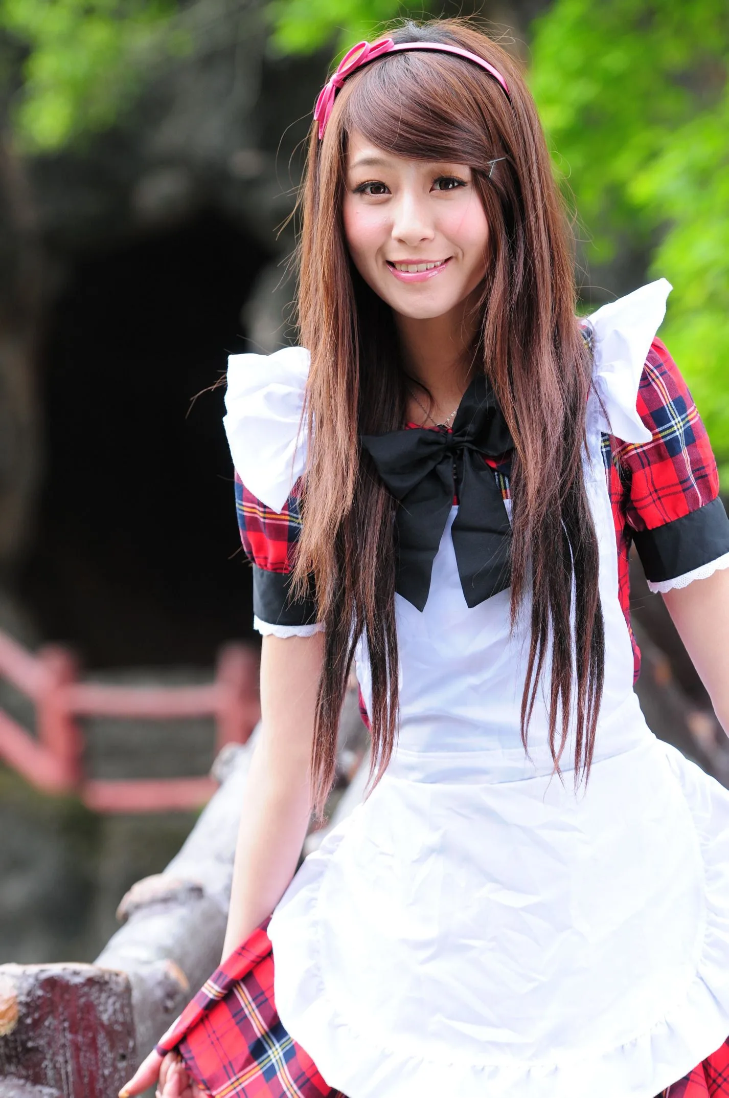 [Buổi chụp ảnh ngoài trời của Beautyleg] Winnie Xiaoxue - Bộ ảnh ngoài trời ngọt ngào và dễ thương trong trang phục hầu gái. - 13